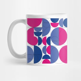 BISEXUAL ABSTRACT CIRCLE PRIDE DESIGN LGBT Mug